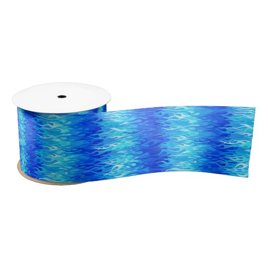 Blue Flames Pattern - Hot Rod Lint (Spoel)