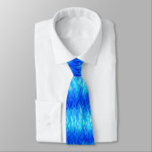 Blue Flames Pattern - Hot Rod Stropdas (Gebonden)