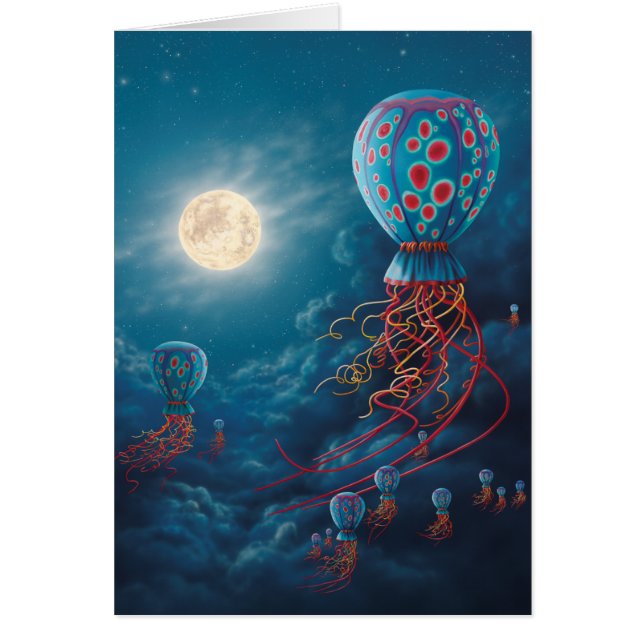 Blue Floaters Card (Voorkant)