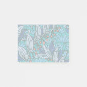 Blue Floral Antiek Boho Modern Post-it® Notes (Voorkant)