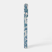 Blue  Floral Arabic Pattern iPhone 16 Hoesje (Rechterkant)