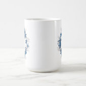 Blue Floral Butterfly Mug (Centre)