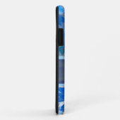 Blue Floral Daisy Pattern Case-Mate iPhone Case (Achterkant/rechts)