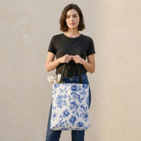 Blue Floral delftware stijl botanisch
