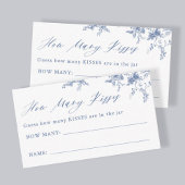 Blue Floral Devine Combien De Cartes De Jeu