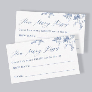 Blue Floral Devine Combien De Cartes De Jeu