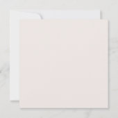 Blue Floral Greenery Wedding Enregistrer la carte  (Dos)