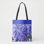 Blue Floral Hyacinth Flowers Tas (Voorkant)