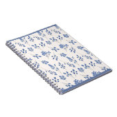 Blue Floral Journal – Elegant Botanical Notebook (Côté Droit)