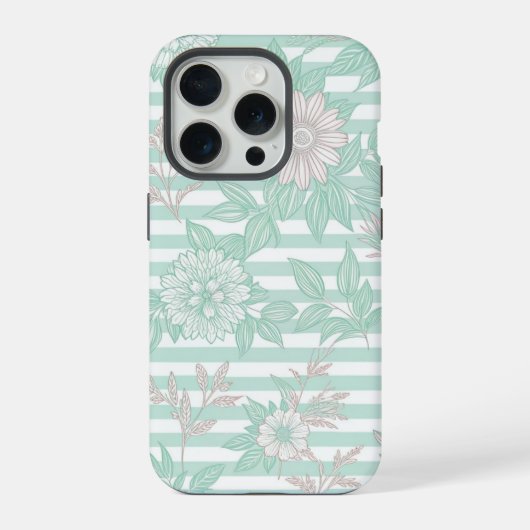 Blue Floral Minimalist (Verso)