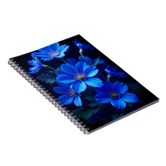 Blue Floral Notebook - Beauty for Your Ideas Notitieboek