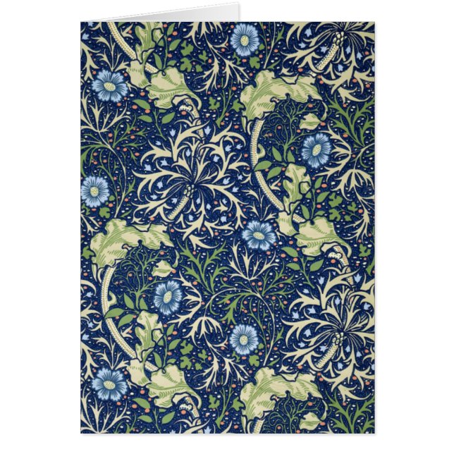 Blue Floral Pattern (Voorkant)