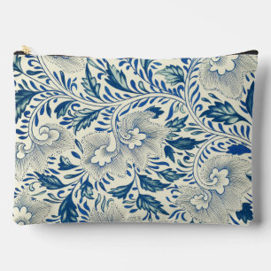 Blue Floral Pattern Antiek Asian Design Etui