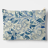 Blue Floral Pattern Antiek Asian Design Etui (Achterkant)