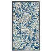Blue Floral Pattern Antiek Asian Design Klein Cadeauzakje (Achterkant)