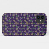 Blue Floral Pattern Case-Mate iPhone Case (Achterkant (horizontaal))