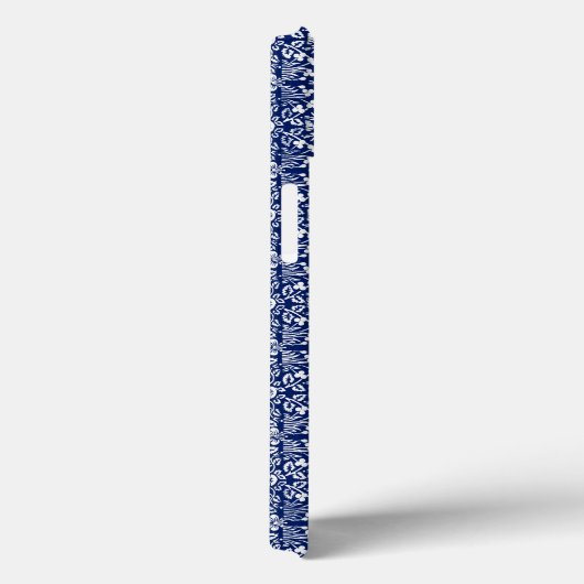 Blue Floral Pattern Case-Mate iPhone Case (Achterkant / Rechts)