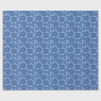Blue Floral Pattern onderzetters – stijlvolle toeg Cadeaupapier
