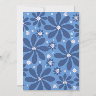 Blue Floral Pattern onderzetters – stijlvolle toeg Kaart