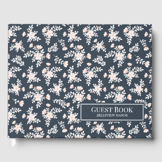 Blue Floral Pattern Vakantiehuis of verhuur Gastenboek