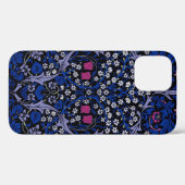 Blue  Floral Pattern, William Morris Case-Mate iPhone Case (Achterkant (horizontaal))