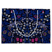 Blue Floral Pattern, William Morris Large Groot Cadeauzakje (Achterkant)