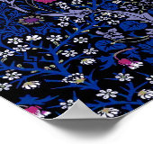 Blue  Floral Pattern, William Morris Poster (Hoek)