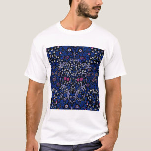 Blue Floral Pattern, William Morris T-shirt