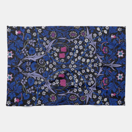 Blue Floral Pattern, William Morris Theedoek (Horizontaal)
