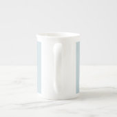 Blue Floral Specialized Bone China Mok (Achterkant)