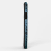 Blue Flourish Case-Mate iPhone Case (Achterkant/rechts)
