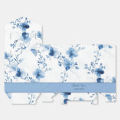 Blue Flower Blossom, Bedankdoosjes (Ongevouwen)