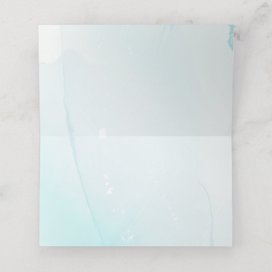 Blue Flower Custom Wedding (Binnenkant ongevouwen)