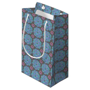 Blue Flower Mandala Klein Cadeauzakje