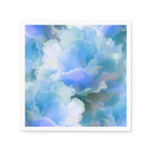 Blue Flower Napkins
