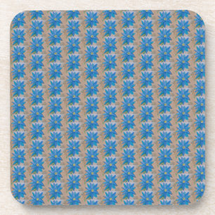 Blue Flower Plastic Onderzetter