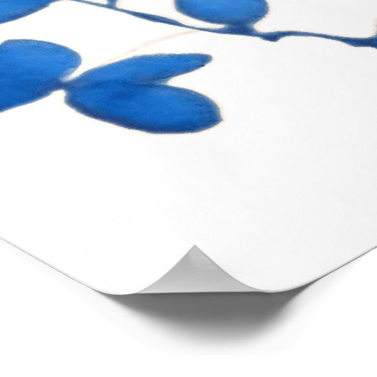 Blue Flower Print (Hoek)