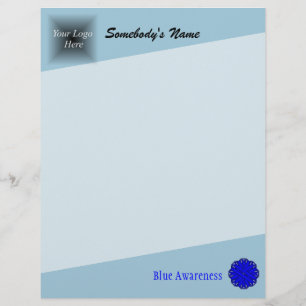 Blue Flower Ribbon van Kenneth Yoncich