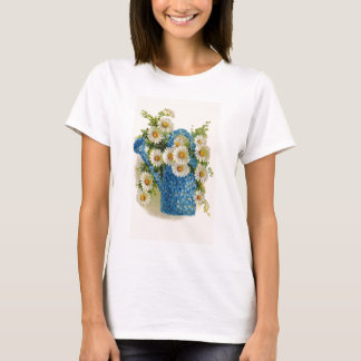 Blue Flower Watking can T-shirt