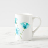 Blue Flowers Bone China Mok (Rechts)