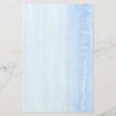 Blue Flowers Elegant Baby shower Game (Achterkant)