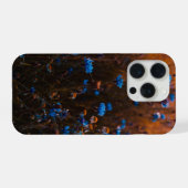 Blue flowers iPhone hoesje (Achterkant horizontaal)