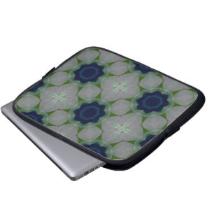 Blue Flowers-laptophoes Laptop Sleeve