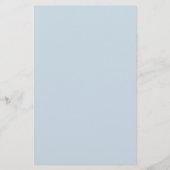 Blue Flowers Nautical Wedding Shower (Achterkant)