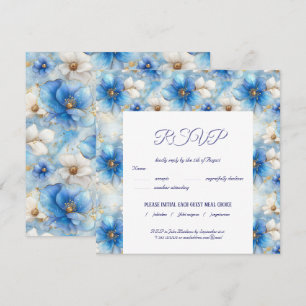 Blue Flowers Patroon