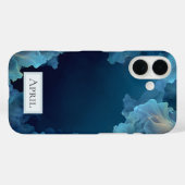 Blue Flowing Abstract  Case-Mate iPhone Case (Achterkant (horizontaal))