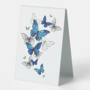 Blue Flying Butterflies Morpho
