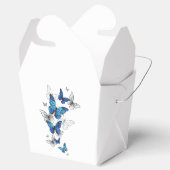 Blue Flying Butterflies Morpho Bedankdoosjes (Geopend)