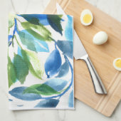 Blue Foliage Serviette de cuisine (Quart Plié)