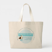 Blue Footed Bird Bobbie Canvas tas (Achterkant)